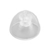 10pcs Sound Amplifier Closed Domes Single Layer Double Hole Silicone