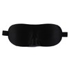 Black Sleep Mask, Eye Mask with Adjustable Strap for Women