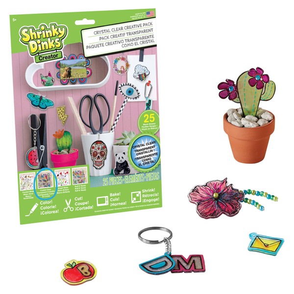 Shrinky Dinks Ruff n’ Ready Creative Pack, 25 Frosted White