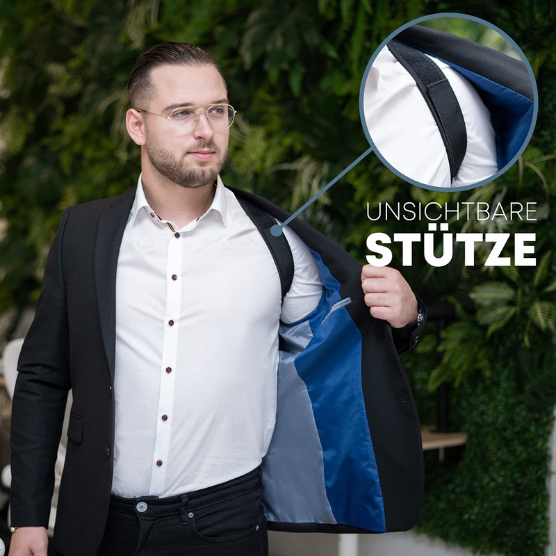 Fitnesix® Design 2022 Back Straightener Body-Dynamic, Posture Corrector for Men