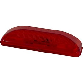 Buyers Products 3.75 Inch Red Rectangular Marker/Clearance Light With 2 LED