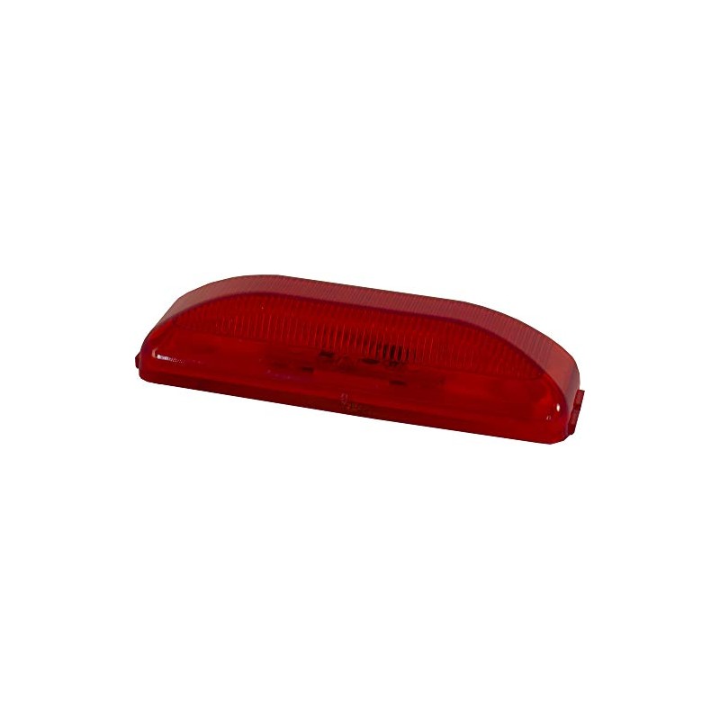 Buyers Products 3.75 Inch Red Rectangular Marker/Clearance Light With 2