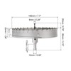 HARFINGTON Metal Hole Saw Carbide Cutter 195mm / 7.7" Dia