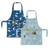BeeGreen Shark Whale Kids Apron 2 Pack Cooking Aprons with