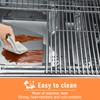 Uniflasy Universal Grease Tray with Catch Pan fits Nexgrill, Charbroil,