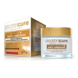 Cicatricure Gold Lift Crema de Día Antiarrugas FPS 30, Mejora Elasticidad y Estimula Colágeno, Rostro y Contorno, 50g