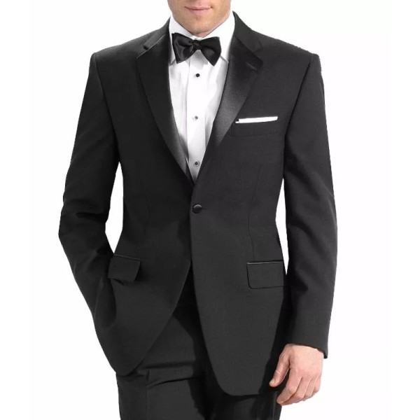Neil Allyn Men's Tuxedo with Flat Front Pants. 37L Jacket