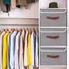 Yawinhe Storage Boxes with Lids 3 Pack, Collapsible Storage Bin