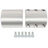 HECASA Split Collar Tube Clamp Compatible with 1-3/4 Inch OD