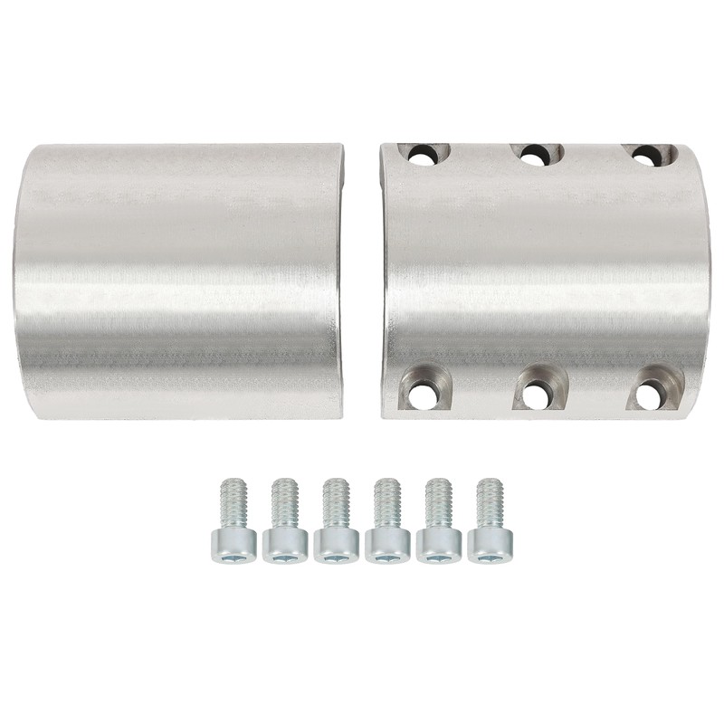 HECASA Split Collar Tube Clamp Compatible with 1-3/4 Inch OD