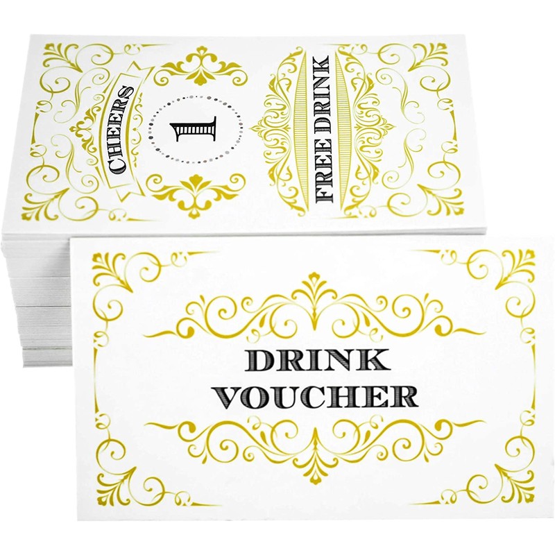 RXBC2011 100 Free Drink Tickets Coupons for a Free Drink