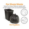 STAPLES COASTWIDE 364786 Trash Bags 10 Gallon 24X23 Low Density