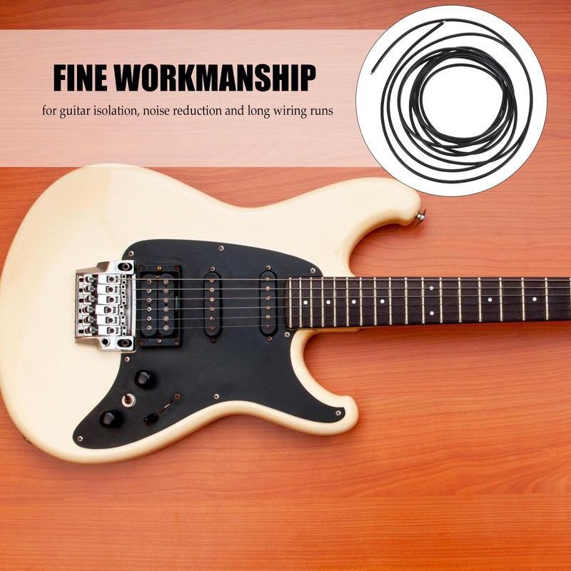 ROSENICE 4-Conductor Shielded Wire Guitar Circuit Wiring Hookup Wire Pickup