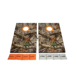Realtree Forest Camo Wooden Cornhole Outdoor Game. The Perfect BBQ, or Family Gathering Game.