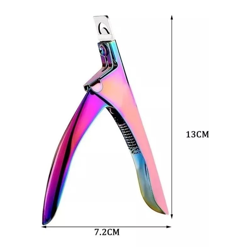 Beauty Tools Corta Tip Camaleon Acero Inoxidable Para Unas Postizas