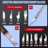 DIYSELF 150 PCS Exacto Knife Blades 11, Sharp Hobby Knife
