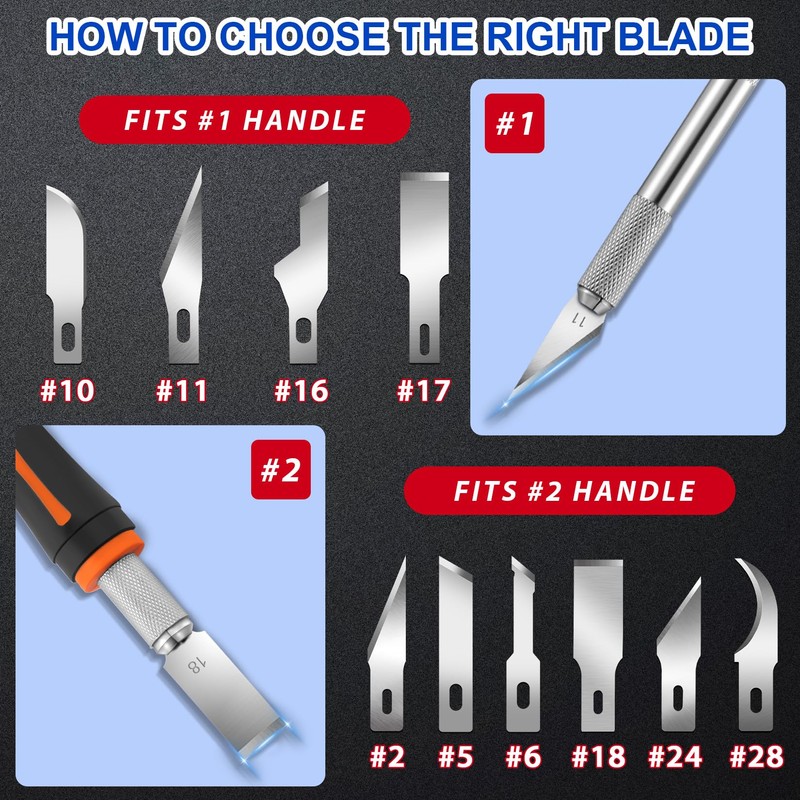 DIYSELF 150 PCS Exacto Knife Blades 11, Sharp Hobby Knife