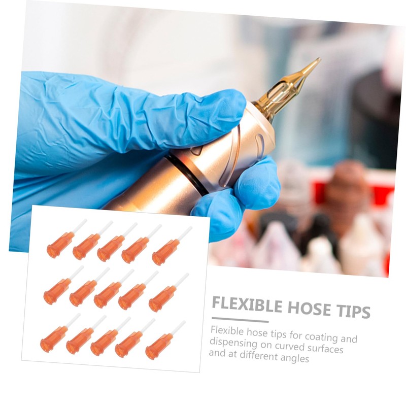 STOBAZA 50pcs Multipurpose Dispensing Tip Reusable for Electronics Pharma Auto