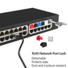 72 Pcs RJ45 Port Lock with 3 Keys, Locking RJ45