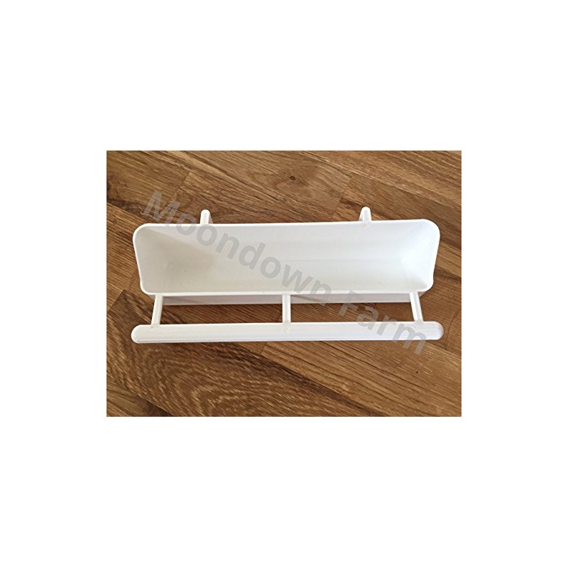 Moondown Farm Bird Cage Feeder with Perch 17.5cm for Budgie,