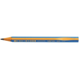 BIC Set of 6 Graphite Kids Beginner Evolution Mine HB Pencils Diameter 4 mm Blue