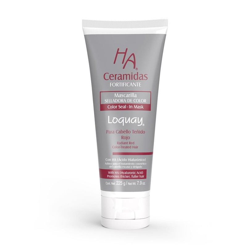 Loquay HA Mascarilla Fortificante para cabello Rojo