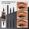 2 En 1 Delineador De Ojos & Lapiz Cejas 3d