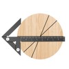 KETIPED Aluminum Imperial Circle Center Positioning, 45/90 Degree Positioning Ruler,