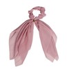 Chiffon Scrunchie with Tails Hair ties - Solid Mauve Hair