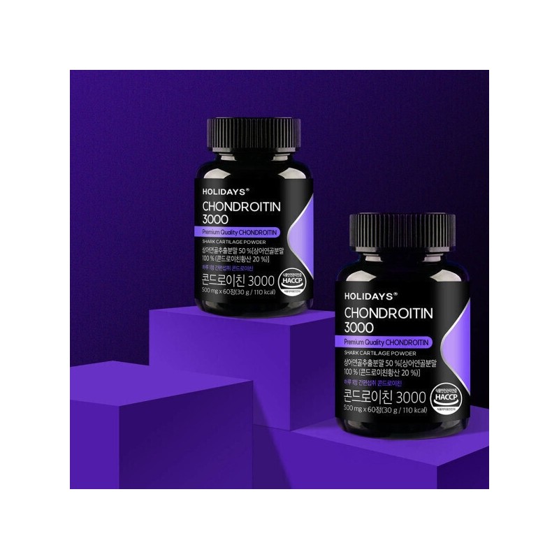 Premium Chondroitin 3000 60 tablets (1 bottle) 2 months' supply