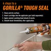 Gorilla Waterproof Caulk & Seal Silicone Sealant, 10oz Cartridge (Pack