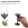 Alipis Multi-Purpose Crystal Wine Goblet Stylish Flute for Parties Holder
