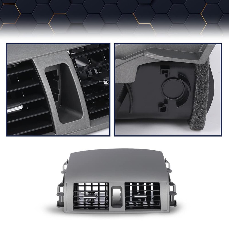PIT66 Dashboard Dash Center A/C Air Vent Upper Bezel Trim