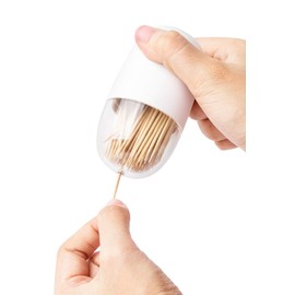 QUALY Deer Meadow Toothpick Holder - Unique Home Design Decoration - Unusual Gift - BPA-Free Cool Kitchen Gadgets - Modern Home Decor