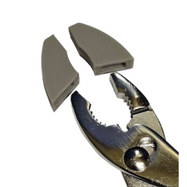 Fundas de mandíbula para alicates de unión deslizante de 6 y 8 pulgadas, protectores de plástico antimarrones para mordaza de alicates para material sensible deslizante