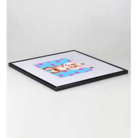 Plastic Picture Frame, Lifestyle Photo Frame, Collage Wall Decoration, Poster Photo Style Colour: Black. Format: 20 cm x 20 cm