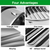 10"Inch Stainless Steel Universal Round Louvered Vent Cover with Built-in
