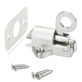 JUNKER Self-Closing Door Bolt (45 x 44 x 51.5 mm) Snap Lock Catch for Flaps or Doors in Caravan or Furniture Construction