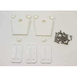 JSP Manufacturing Aftermarket Igloo Cooler Plastic Replacement (2) Latch, (3) Hinge and Screws Kit