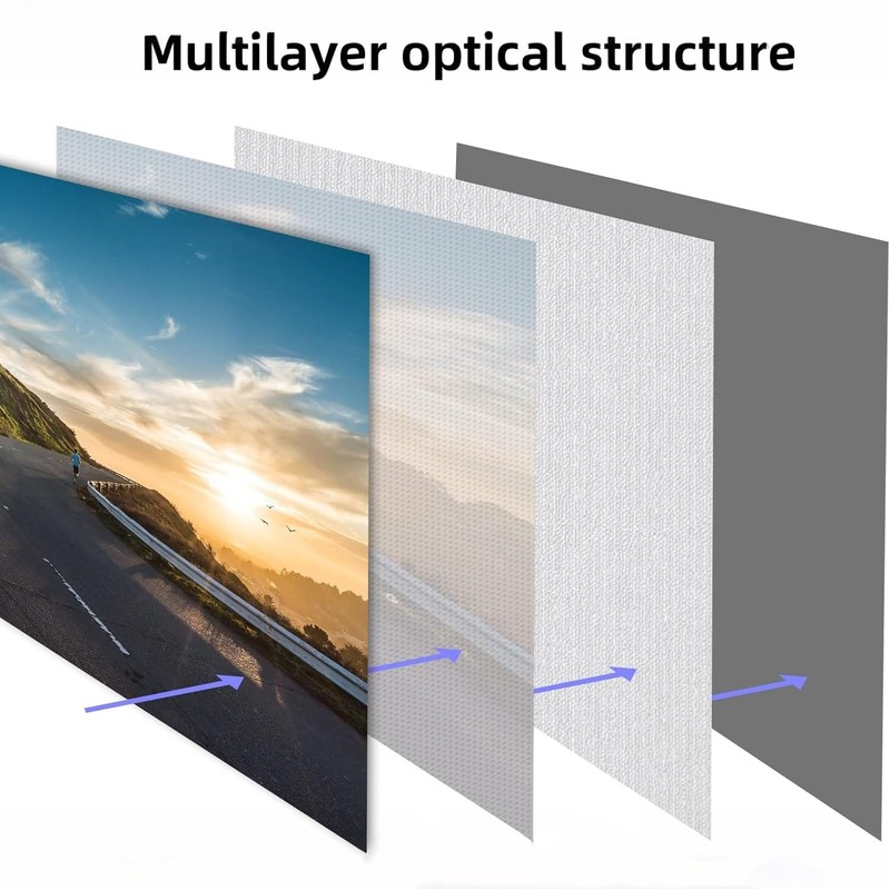 Canvas Projector 100 Inch | 16:9 HD Foldable Projector Screen