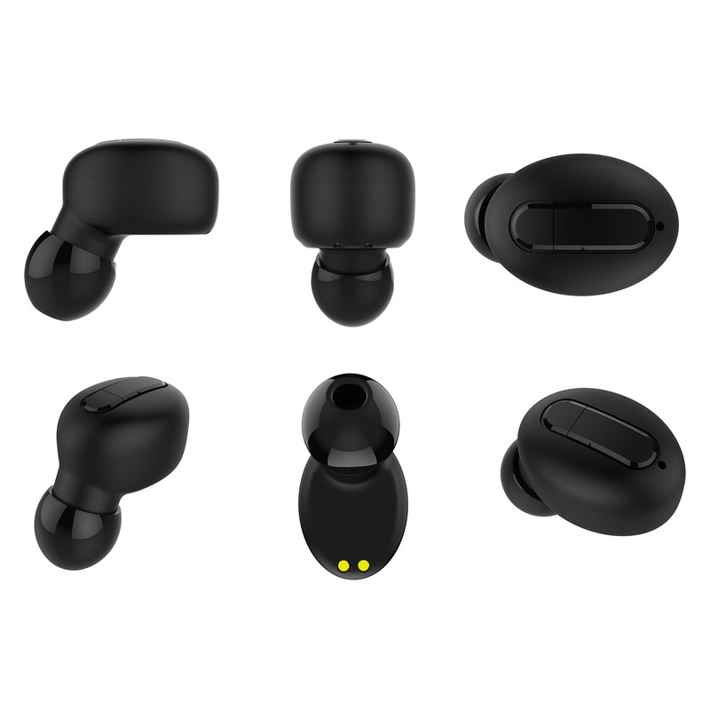 True Wireless Earphones Bluetooth 5.0 Headphones with Mic IPX5 Waterproof