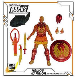 Boss Fight Studio Vitruvian H.A.C.K.S. Greek Fantasy Series – Eos Warrior Action Figure - Highly Articulated Collectible & Customizable Figurine with Interchangeable Parts & Accessories - 1:18