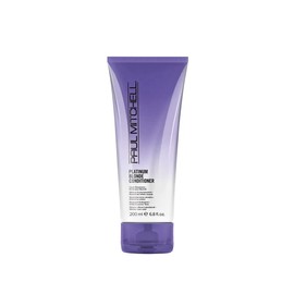 Paul Mitchell Platinum Blonde Acondicionador Violeta, Elimina Tonos Cobrizos y Aclara el Color, Ideal para Cabello Rubio Claro a Medio, Plateado, Gris o Blanco, 200 ml