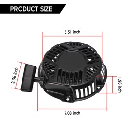 Pull Start Compatible with Briggs & Stratton 590607 797276 163cc 208cc 106232 106236 130G32 CR950 XR550 5HP 6.5HP Engine Compatible with Craftsman CMXGGAS030799, CMXGGAS030729, CMXGGAS030730 Generator