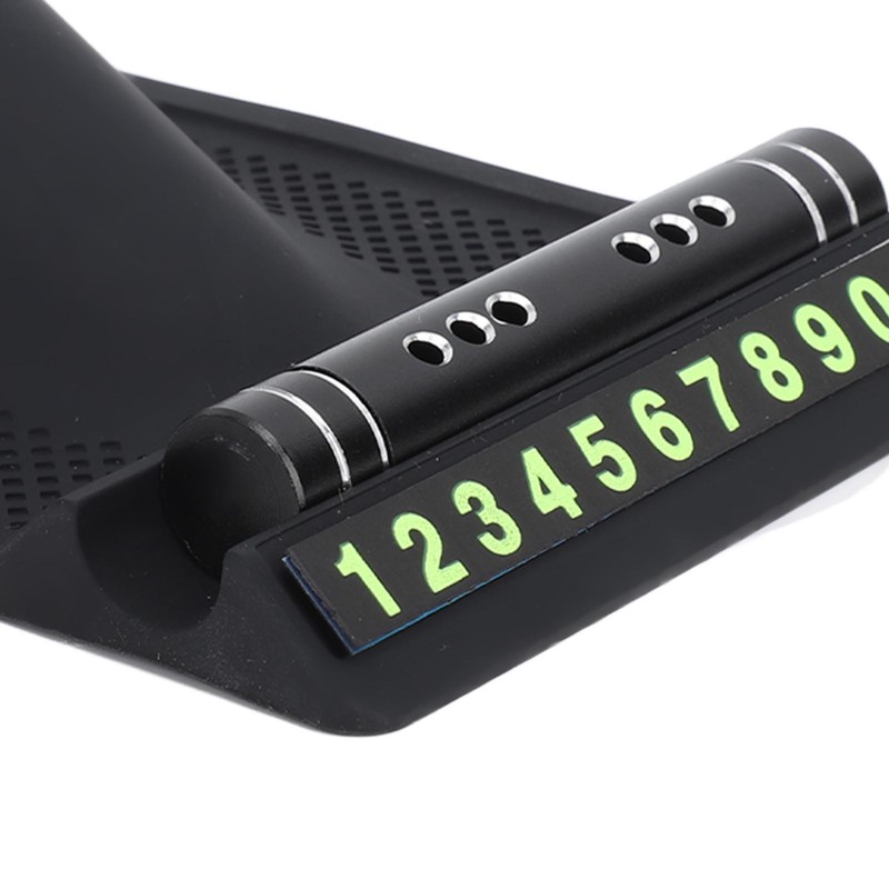 Central Console Dashboard Clock Parking Phone Number Card Aromatherapy Tube