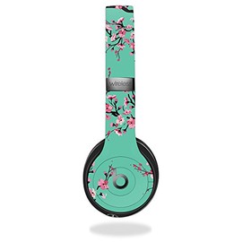 MightySkins Skin Compatible with Beats by Dr. Dre Solo 3 Wireless - Cherry Blossom Tree | Protective, Durable, and Unique Vinyl Decal wrap Cover | Easy to Apply, Remove | Made in The USA