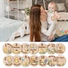 Hatzelou 7Pcs Baby Monthly Milestone Circles, Winnie Baby Stuff, Double-Sided