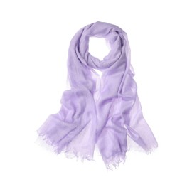 Stole, Summer, Women's, UV Cut, Scarf, Large, For Summer, lavender