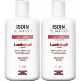 2 x Shampoo Isdin Lambdapil Anticaída En Botella 200ml