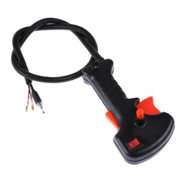 Hicello Strimmer Trimmer Handle Switchwith Throttle Trigger Cable for Strimmer Trimmer Brush Cutter with Cable Length 81cm